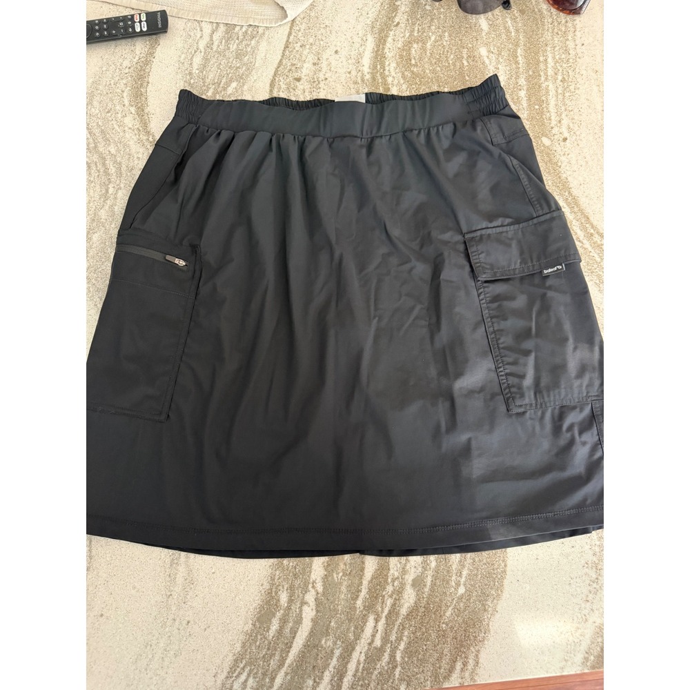 Baleaf women's XL black athletic tennis golf skort skirt W/ Pockets Running